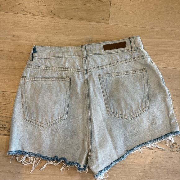 CALLIOPE Distressed Denim High Rise Mom Fit Jean Shorts | Medium‌‌‌‌‌‌‌‌‌ - Picture 6 of 9